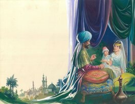 Carlos Alberto Santos - Les Mille et Une Nuits volume 1 (As Mil e Uma Noites 1) - Original Illustration