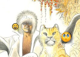 Expressions d'Yvanaëlle et du tigre Expressions d'Yvanaëlle et du tigre