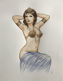 Laurent Paturaud - Mata Hari - Original Illustration