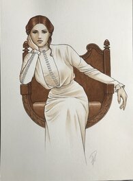 Laurent Paturaud - Mata Hari - Illustration originale