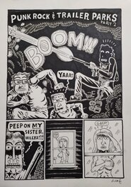 Derf Backderf - Punk Rock & Mobile Home - Planche originale