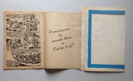 L'intérieur avec indication avec Texte de Pierre Mouchot + La BD Originale de Gus et Gaëtan 9 ( qui sera Jointe a L'achat ) .