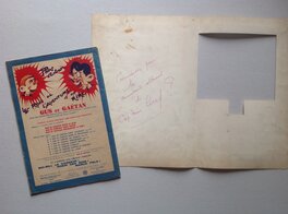 Le 4ème Plat de La BD du Gus et Gaëtan 9 avec L'indication de Pierre Mouchot qui sera imprimée en Fin de Volume ...