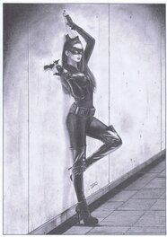 Tim Grayson - Catwoman par Grayson - Original Illustration