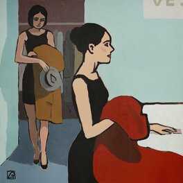 Une autre peinture où ce manteau s'y retrouve ... Est-ce la même personne ? Une autre peinture où ce manteau s'y retrouve ... Est-ce la même personne ?
