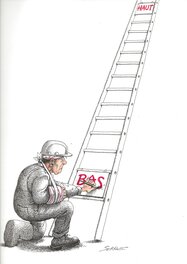 Claude Serre - Chantier EDF - Original Illustration