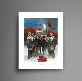 Estampes Partie DE CHASSE numérotée signée 40ex Estampes Partie DE CHASSE numérotée signée 40ex