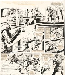 Ruggero Giovannini - Giovanini Planche d'Olac The Gladiator parue dans TIGER le 29/09/1962 - Planche originale