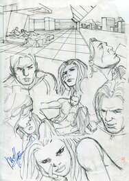 Carlos Pacheco - Carlos Pacheco - Squadron Sinister 02 pg 07 prelim - Original art