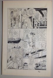 La Planche au Format entier : 34 X 51 Cm , 3 Strips Collés sur Carton Fort .