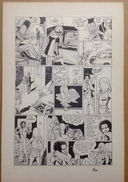 La Planche au Format entier : 34 X 51 Cm , 3 Strips Collés sur Carton Fort .