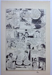 La Planche au Format entier : 34 X 51 Cm , 3 Strips Collés sur Carton Fort . La Planche au Format entier : 34 X 51 Cm , 3 Strips Collés sur Carton Fort .