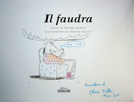 Olivier Tallec - Il faudra dédicace