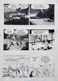 René Pellos - Dernière planche que Pellos ait dessiné pour les Pieds Nickeles ( publiee aux JJ) - Comic Strip