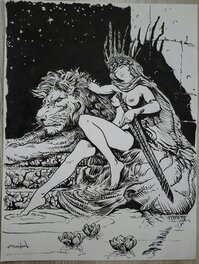 Régis Moulun - Encre - Original Illustration