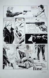 Franco Saudelli - The final page from "L'uomo di Wolfland" by Franco Saudelli - Planche originale