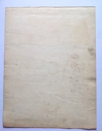Le Verso de La Couverture Originale sans rien , aucune indication , ni tampon