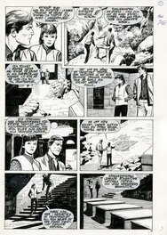 Santiago Martín Salvador - Helgonet #10/1985, pg 17 - Comic Strip