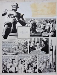 Ted Kearon - Robot Archie - Planche originale