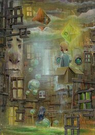 Gedeon - Le Petit Prince - Un voyage au pays des rêves 23 / The Little Prince - A journey through the land of dreams 23 - Illustration originale