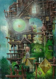 Gedeon - Le Petit Prince - Un voyage au pays des rêves 25 / The Little Prince - A journey through the land of dreams 25 - Illustration originale