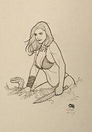 Frank Cho - Shannia - Illustration originale