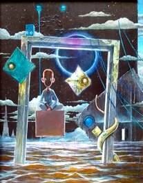 Gedeon - Le Petit Prince - Un voyage au pays des rêves 26 / The Little Prince - A journey through the land of dreams 26 - Original Illustration