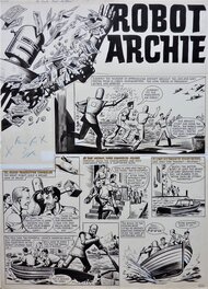 Ted Kearon - Robot Archie - Planche originale