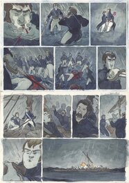 Jean-Sébastien Bordas - Js Bordas Les naufragés de la Méduse p103 - Planche originale