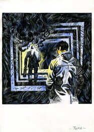 Askold Akishine - Darkness - Illustration originale