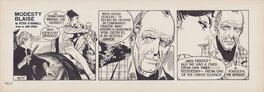 John M. Burns - Modesty Blaise | John Burns 4677 Green Cobra - Planche originale