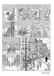 Spirou et Fantasio - Planche originale