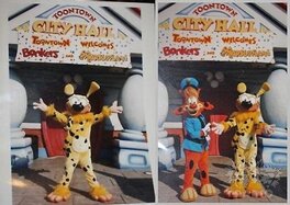 Le Marsu et Bonkers à Toontown. Le Marsu et Bonkers à Toontown.