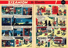 Tintin N° 20 du 14 mai 1958 - Page16-17. Tintin N° 20 du 14 mai 1958 - Page16-17.