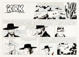 Hugo Pratt - Sgt KIRK 1958 - Planche originale