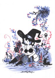 Mickael Roux - Mickaël Roux - Emy Witch (Bleu) - Illustration originale