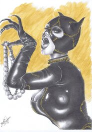 Bruna Celeghim - Catwoman par Celeghim - Illustration originale