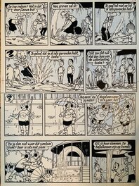 Paul Geerts - Suske en Wiske : De Bokkige Bombardon - Planche originale