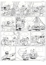 Eddy Ryssack - Colin Colas "L'île aux trésors" Planche 39 - Comic Strip
