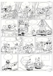 Eddy Ryssack - Colin Colas "L'île aux trésors" Planche 39 - Planche originale