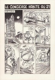 Maëster - Le concierge habite au 21 (histoire en 2 planches) - Comic Strip
