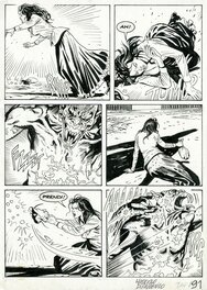 Giuseppe Barbati - Magico Vento 095 pg 091 by Barbati/Di Vincenzo - Planche originale