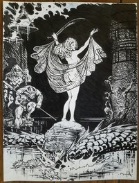 Régis Moulun - Encre - Original Illustration