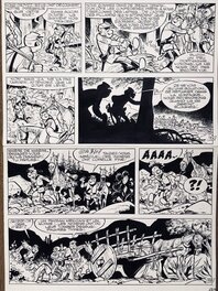 Willy Lambil - Les Tuniques Bleues: El Padre planche 7 - Planche originale