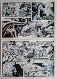 Karel Biddeloo - De rode ridder - De riviergod plaat 25 - Comic Strip