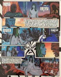 Philippe Druillet - Bleu original de Salammbô - Comic Strip