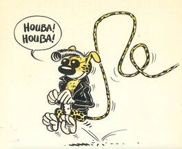 Frank Margerin - L'IMPECCABLE MARSUPILAMI - Illustration originale