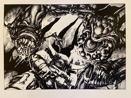 Gary Harrod - Original Nurgle Realm of Chaos illustration by Gary Harrod - Original Illustration