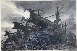 Adrian Smith - Hell Cannons by Adrian Smith - Original Illustration