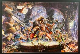 Games Workshop, Warhammer Quest Original Box Cover Art